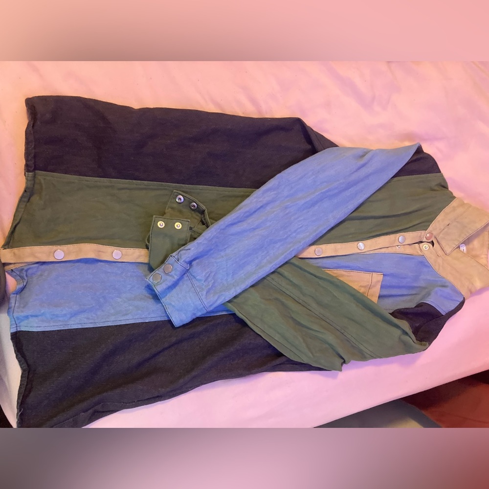 Long Jacket ( To Knees), Multicolored